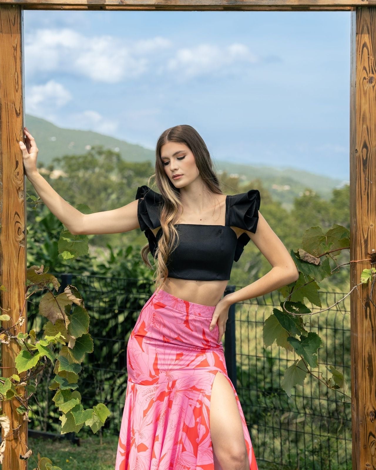 Top Julieta negro