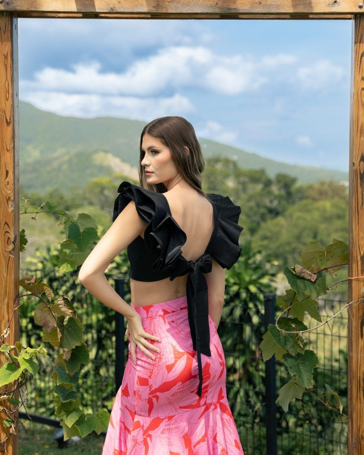 Top Julieta negro